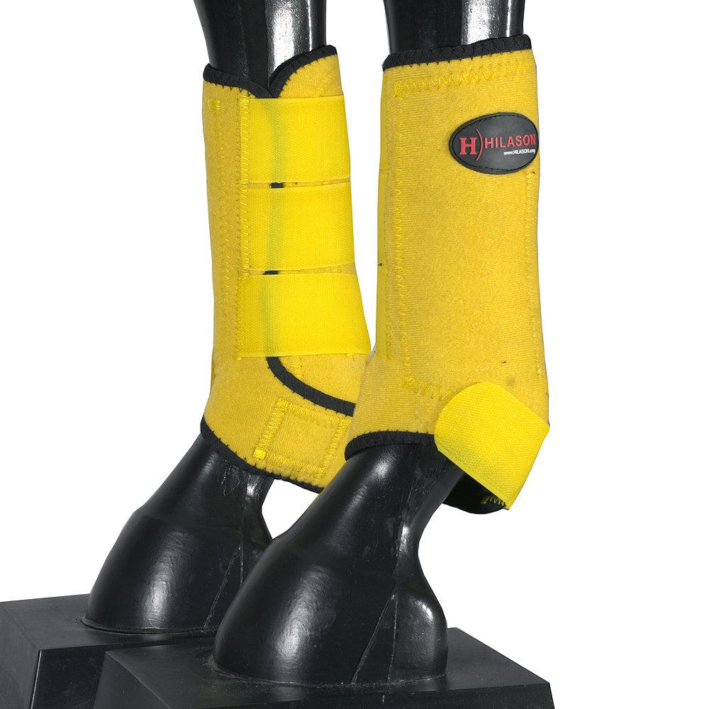 HILASON L M S Horse Rear Hind Leg Sport Boots Printed Hind Rear Leg Boots