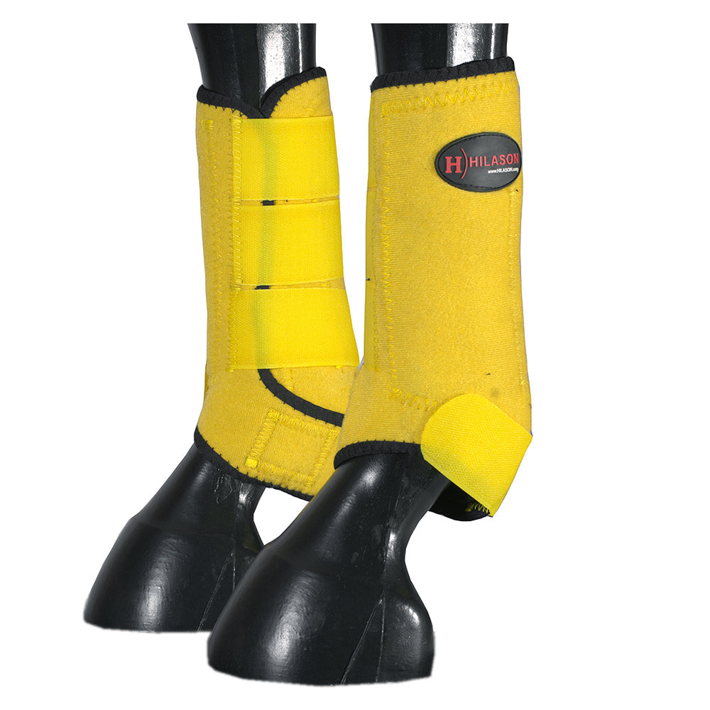 HILASON Horse Front Leg Neoprene Shock Absorbing Sport Boot Comfortable Fit