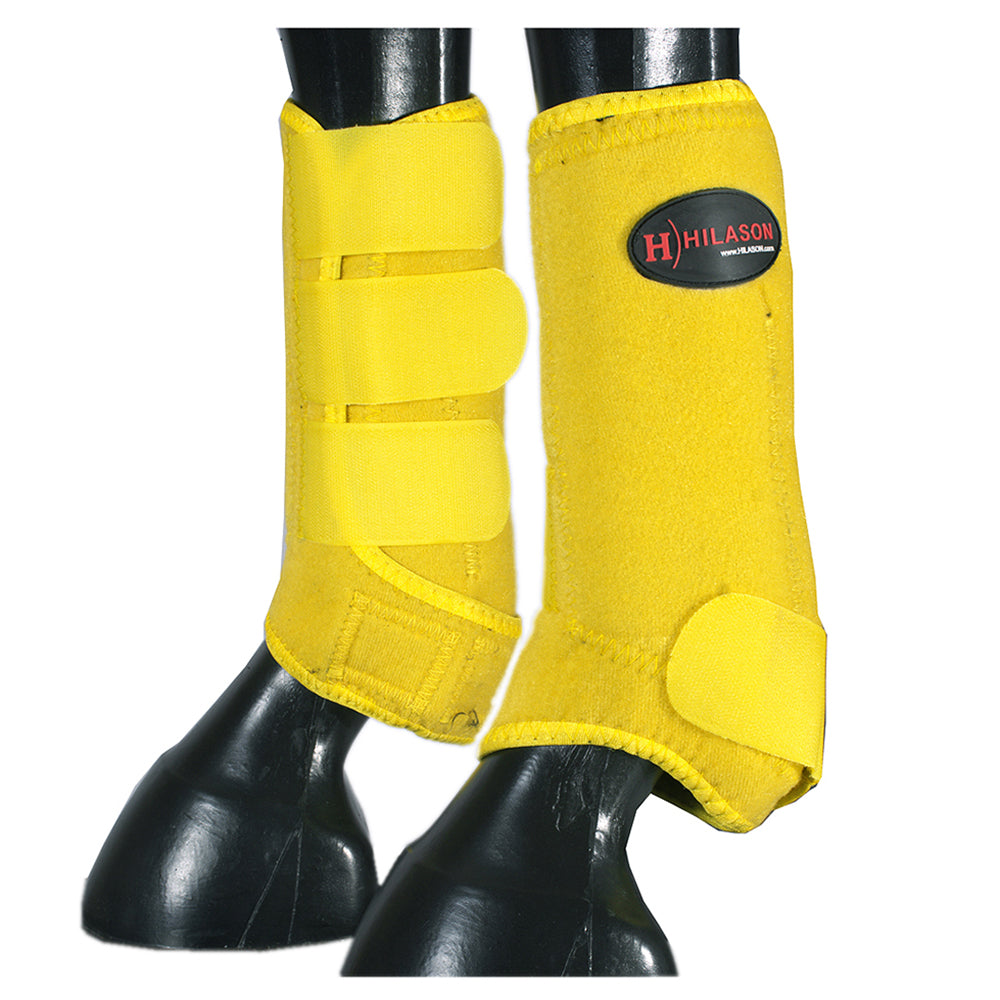 HILASON L M S Horse Rear Hind Leg Sport Boots Printed Hind Rear Leg Boots