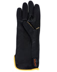 Hilason Pro Rodeo Gloves Genuine Leather Right Hand Black