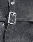 Motorcycle Bike Right Side Saddle Bag Leather Rigid Flap Solo Western