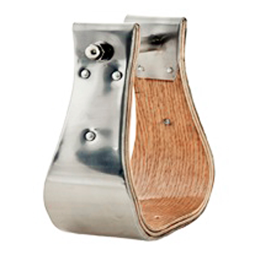 Hilason Horse Bell Stirrups Bound Stainless Steel