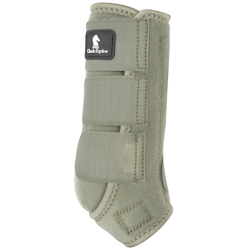 Classic Equine Horse Rear Hind Sports Boots Classicfit Olive