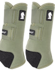 Classic Equine Horse Sports Rear Hind Boots Legacy2 Olive