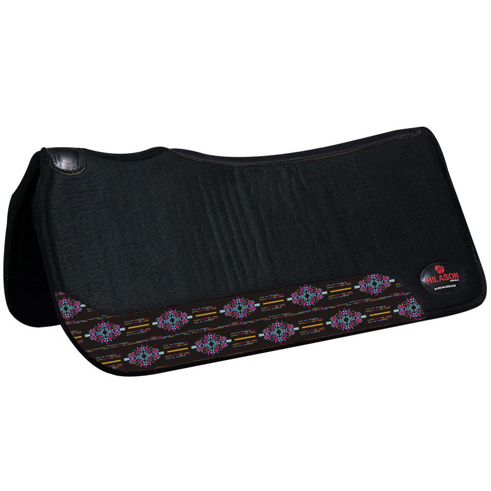 HILASON 31 In X 30 In Western Horse 100% Wool Felt Saddle Pad