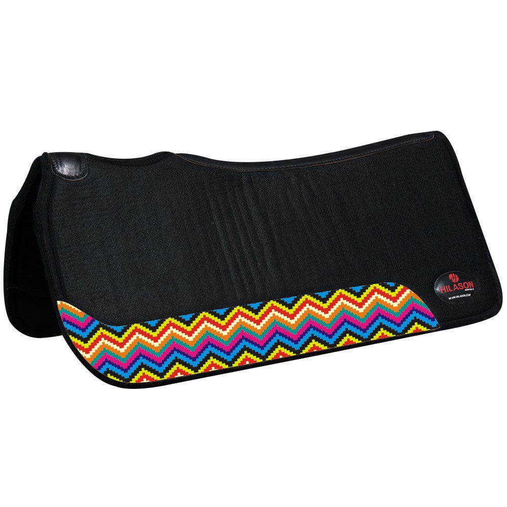 HILASON 31 In X 30 In Western Horse 100% Wool Felt Saddle Pad