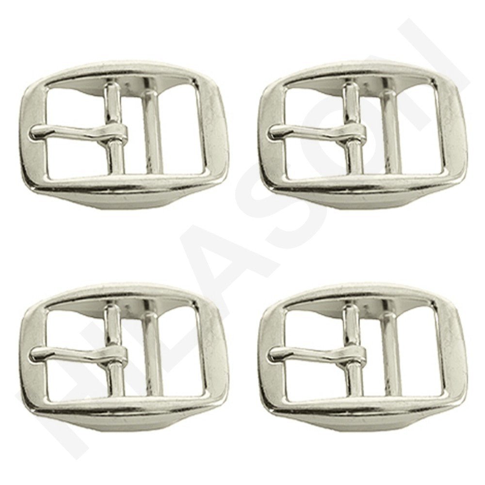 3/4 In Die Cast Double Bar Buckle Nickel Plt. By Hilason – Hilason