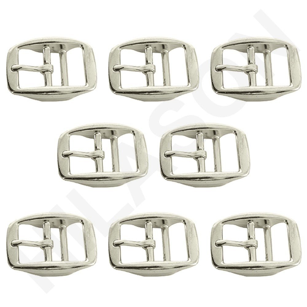 3/4 In Die Cast Double Bar Buckle Nickel Plt. By Hilason – Hilason