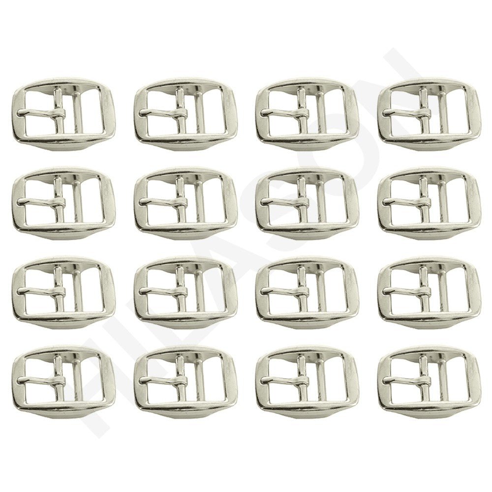 3/4 In Die Cast Double Bar Buckle Nickel Plt. By Hilason – Hilason