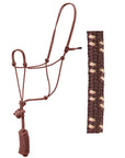 Hilason Basic Two-Toned Poly Rope Halter with 8' Lead – Durable, Lightweight & Hardware-Free