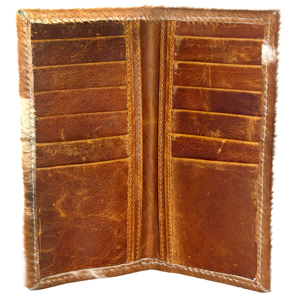 Hair On Genuine Leather Wallet For Women Western Style Purse