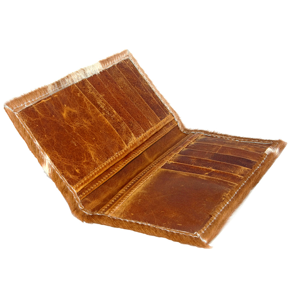 Hair On Genuine Leather Wallet For Women Western Style Purse