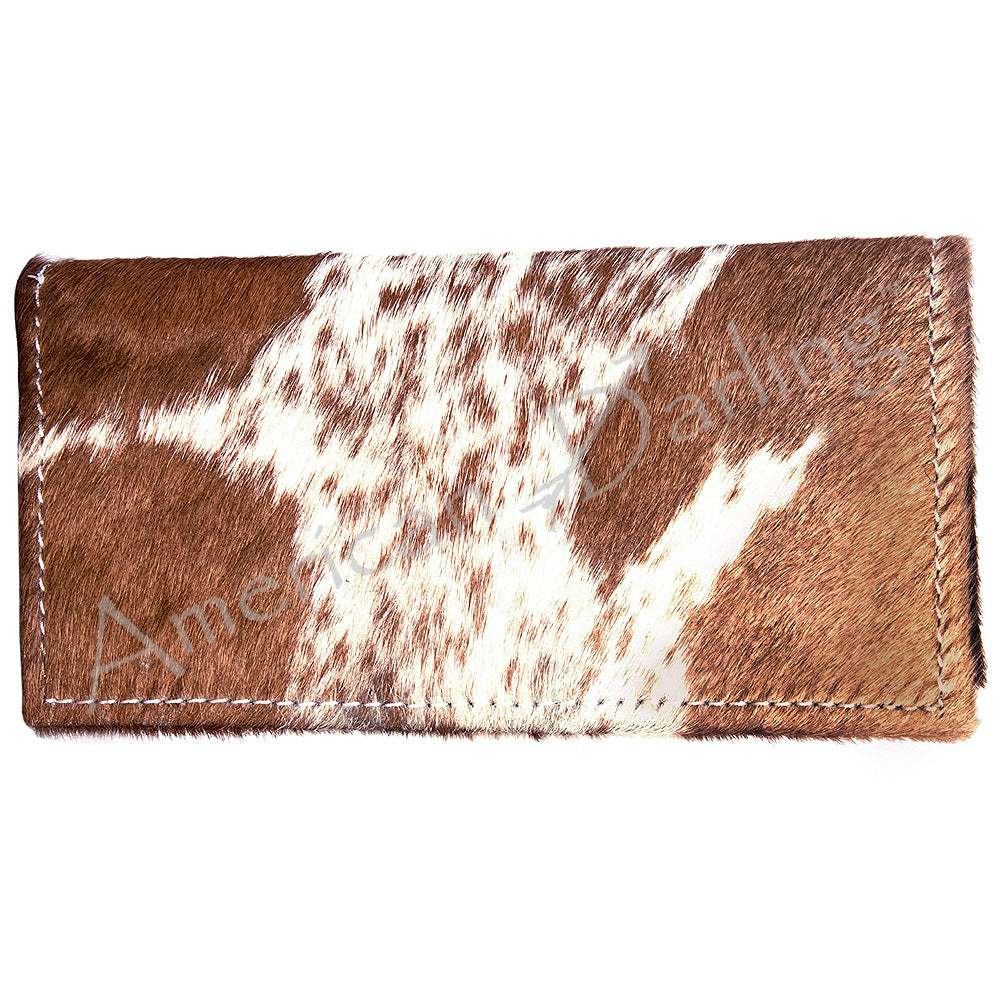 Hair On Genuine Leather Wallet For Women Western Style Purse