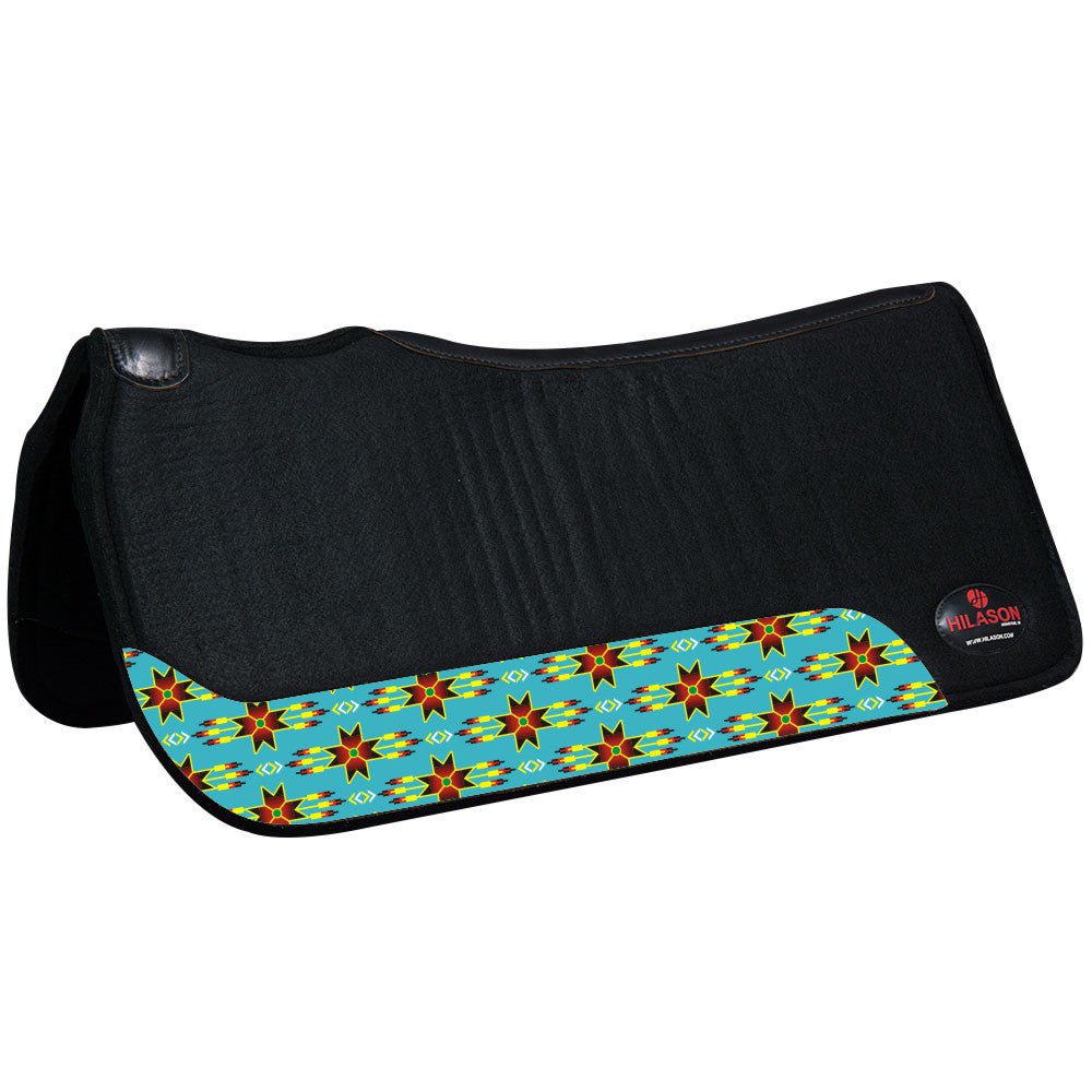 HILASON 31 In X 30 In Western Horse 100% Wool Felt Saddle Pad