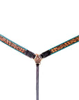 HILASON Western Horse Headstall Breast Collar Spur Strap Set American Leather