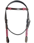 HILASON Western Horse Headstall American Leather Brown | Bridle