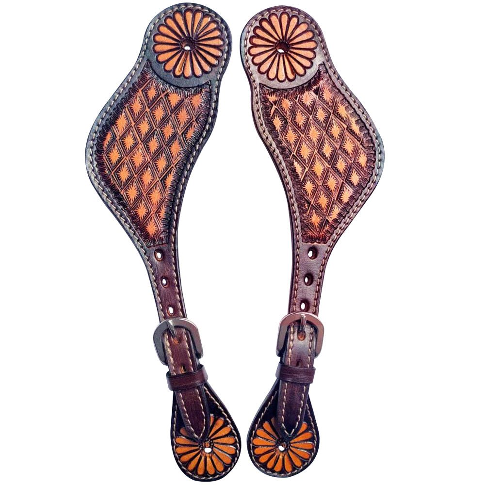 Handcrafted Genuine Leather Spur Straps For Men And Women Premium Western Equipment