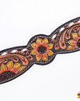 Hilason Western Horse Tack Set American Leather Sunflower