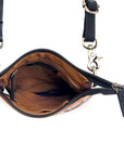 American Darling Hand Tooled Hair On Genuine Leather Women Bag Western Handbag Purse