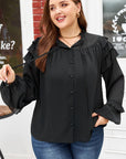 Jaycee Sleeve Chiffon Elegant PLUS Shirt