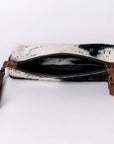 American Darling ADBG388ACTRQ Coin Purse Hair On Genuine Leather Women Bag Western Handbag Purse