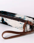 American Darling ADBG388ACTRQ Coin Purse Hair On Genuine Leather Women Bag Western Handbag Purse