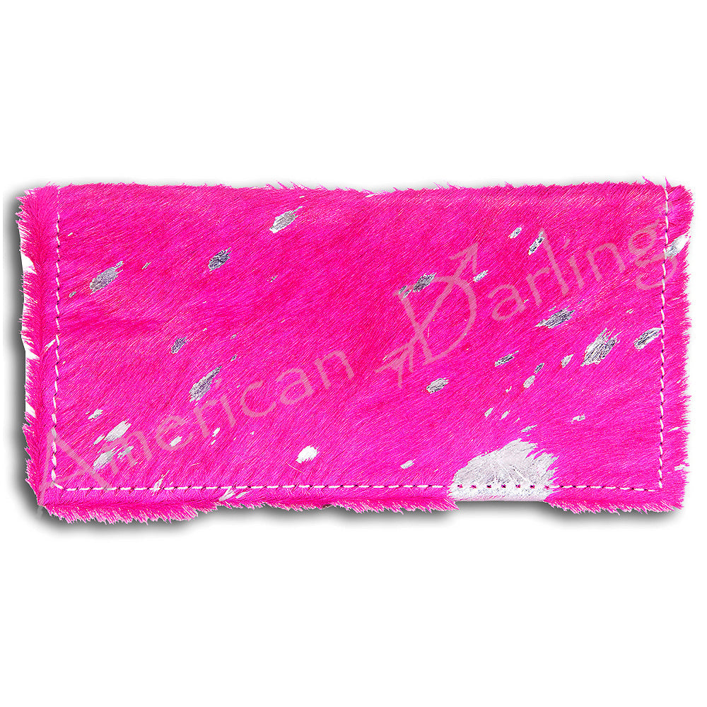 Hair On Genuine Leather Wallet For Women Western Style Purse