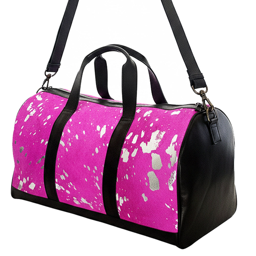American Darling Women's Duffel Bag Western Hair On Genuine Leather Handbag and Ladies Purse