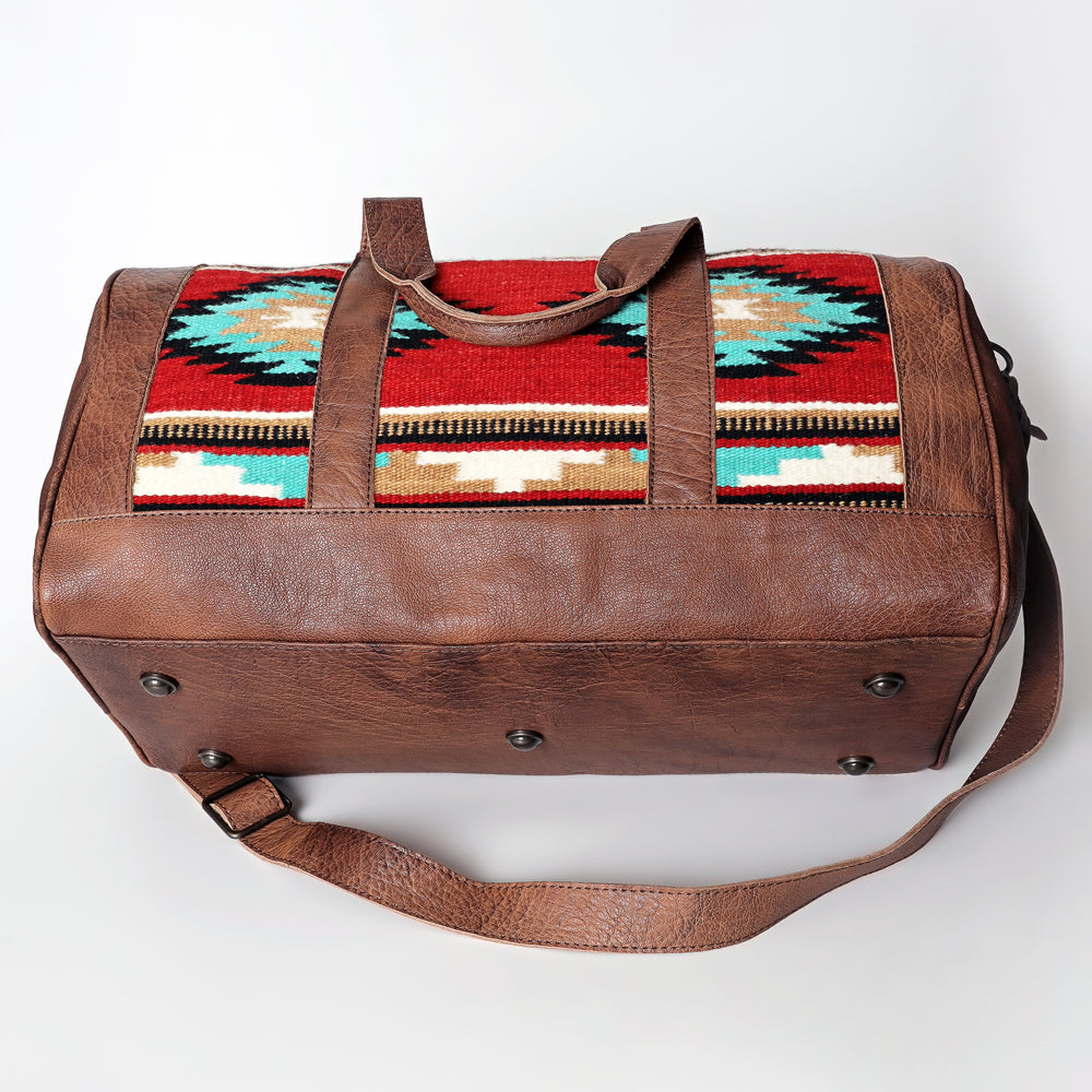 American Darling Duffel Hair On Genuine Leather Women Bag Western Handbag Purse