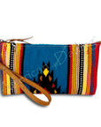 American Darling ADBG344DAR7 Wristlet Saddle Blanket Genuine Leather Women Bag Western Handbag Purse