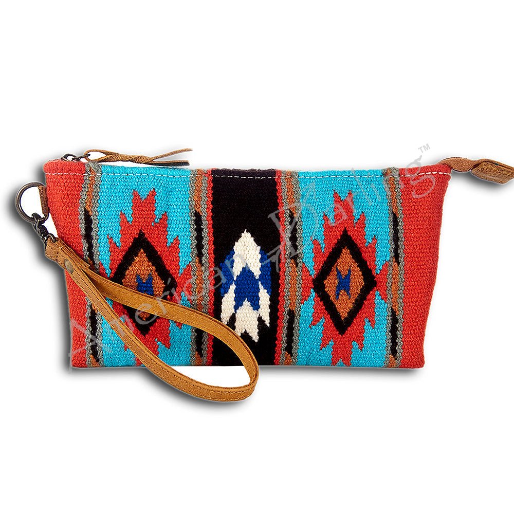 American Darling Wristlet Genuine Leather Women Bag W. Handbag Purse –