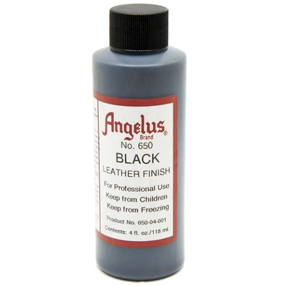 Angelus Leather Dye Shoes Boots Belts Coats Furniture Crafts Jet Black