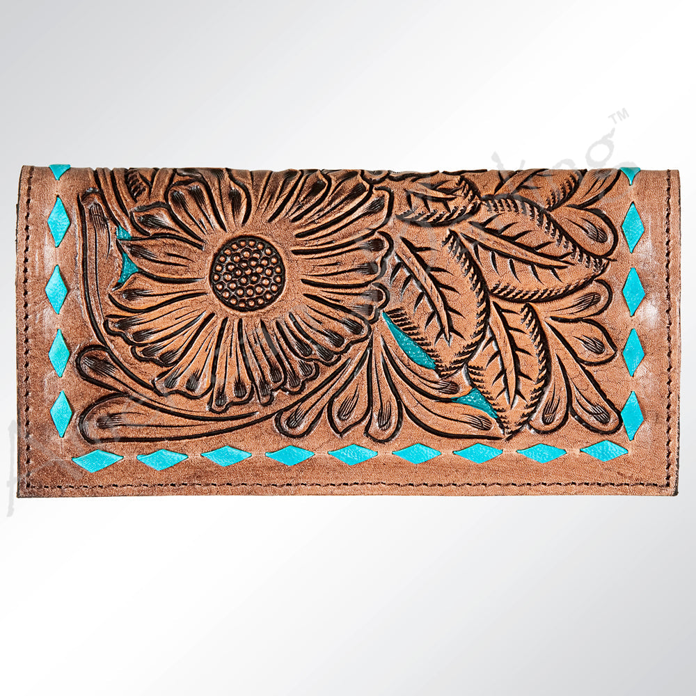 Hair On Genuine Leather Wallet For Women Western Style Purse