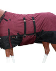 HILASON 1200D Winter Waterproof Poly Horse Turnout Blanket Belly Wrap | Turnout Blankets for Horses
