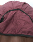 HILASON 600D Winter Waterproof Poly Horse Blanket Belly Wrap Wine Black | Turnout Blankets for Horses