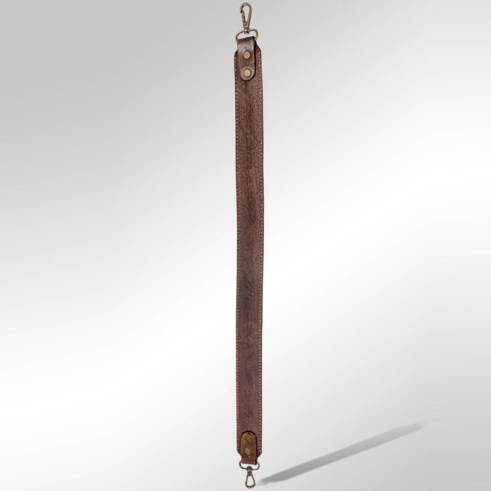 American Darling ADBT106-48 Hand Tooled Genuine Leather Crossbody Handle Strap For Bags