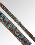 American Darling ADBT106-48 Hand Tooled Genuine Leather Crossbody Handle Strap For Bags