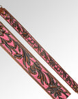 American Darling ADBT107-48 Hand Tooled Genuine Leather Crossbody Handle Strap For Bags
