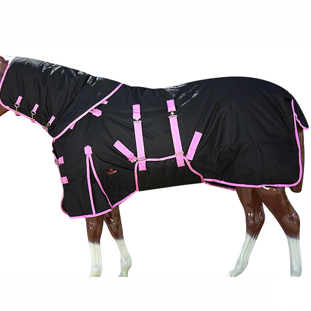 Hilason 1200D Waterproof Winter Horse Turnout Blanket Neck Cover Belly Wrap