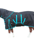 Hilason 1200D Waterproof Winter Horse Turnout Blanket Neck Cover Belly Wrap