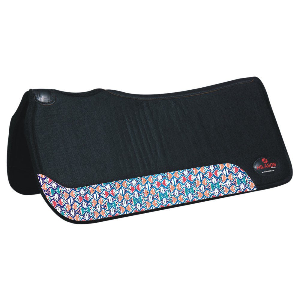 HILASON 31 In X 30 In Western Horse 100% Wool Felt Saddle Pad