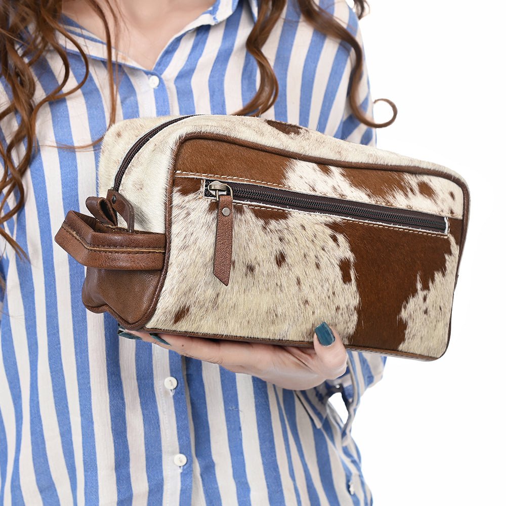American Darling Hand Tooled Hair On Genuine Leather Women Bag Western Handbag Purse