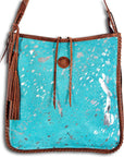 American Darling Messenger Hair-On Genuine Leather women bag western handbag purse