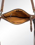 American Darling Cross Body Hand Tooled Hair On-Genuine Leather Western Women Bag Handbag Purse | Crossbody for Cute