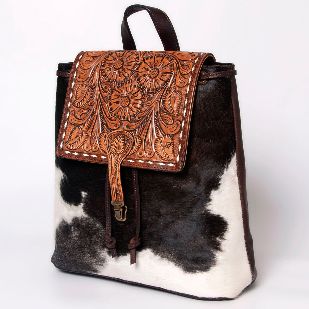 ADBGZ102 American Darling Hand Tooled Hair On Genuine Leather Women Bag Western Handbag Purse