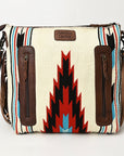 American Darling ADBGZ104 Signature Crossbody Hand Tooled Saddle Blanket Genuine Leather Women Bag Western Handbag Purse