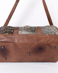 American Darling Women's Duffel Bag Western Hair On Genuine Leather Handbag and Ladies Purse