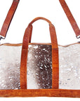 American Darling Women's Duffel Bag Western Hair On Genuine Leather Handbag and Ladies Purse
