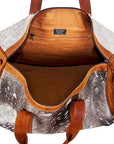 American Darling Women's Duffel Bag Western Hair On Genuine Leather Handbag and Ladies Purse