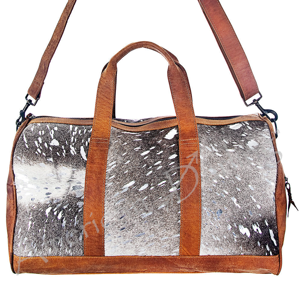 American Darling Women's Duffel Bag Western Hair On Genuine Leather Handbag and Ladies Purse